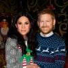 Meghan, Duquesa de Sussex e Príncipe Harry, Duque de Sussex são mostrados no Madame Tussauds em 11 de dezembro de 2018 em Berlim, Alemanha