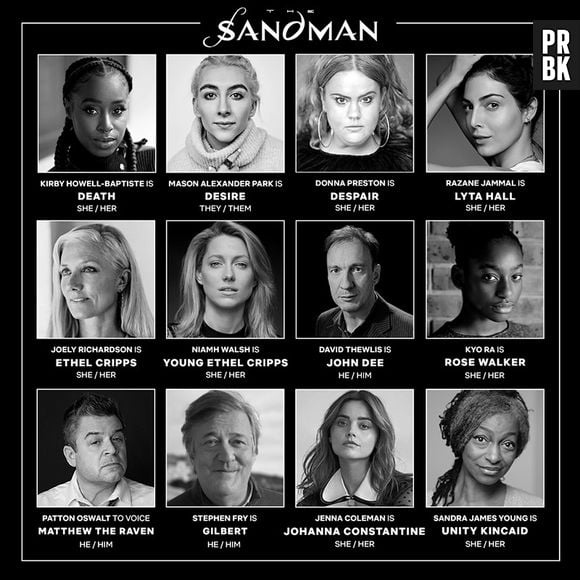 "Sandman" será lançada pela Netflix e "gira em torno das pessoas e dos lugares afetados pelo rei dos sonhos na tentativa de corrigir os erros cósmicos e humanos que cometeu em sua vasta existência"
