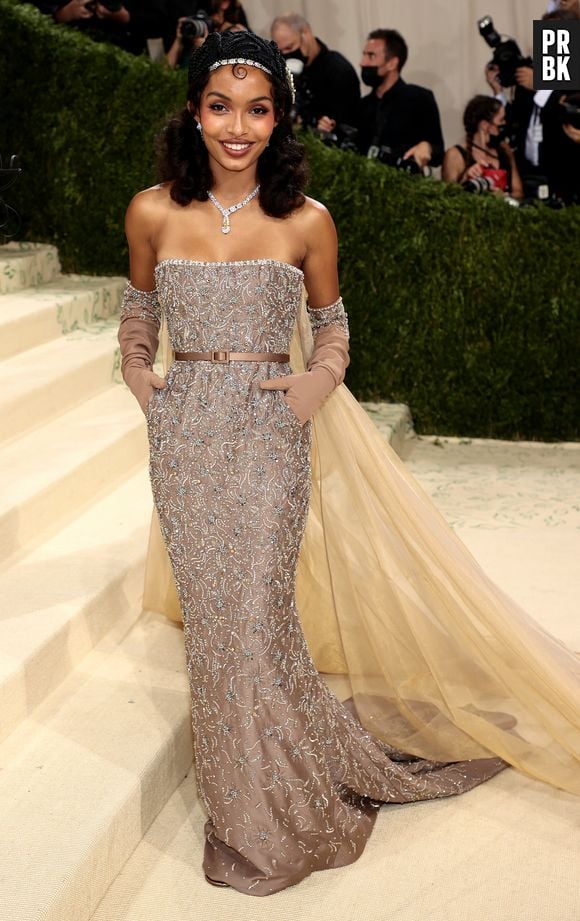 MET Gala 2021:Yara Shahidi usou Christian Dior