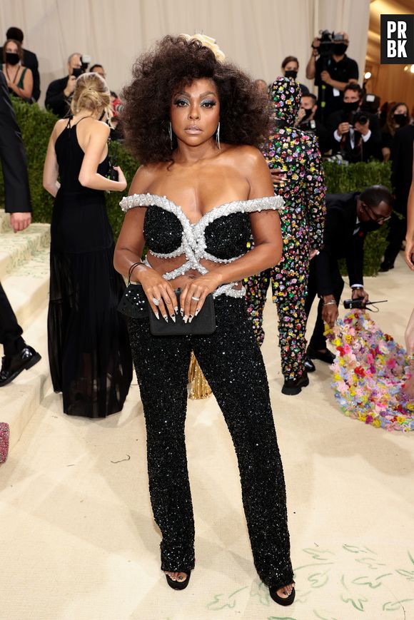 MET Gala 2021: Taraji P. Henson foi de macacão by Moschino