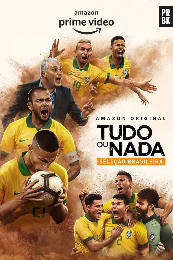 "Tudo Ou Nada: Seleção Brasileira" está no catálogo da Amazon Prime Video