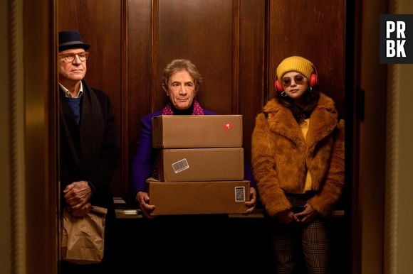 "Only Murders in the Building": Mabel Mora (Gomez), Charles Haden-Savage (Steve Martin) e Oliver Putnam (Martin Short) buscam o assassino no prédio