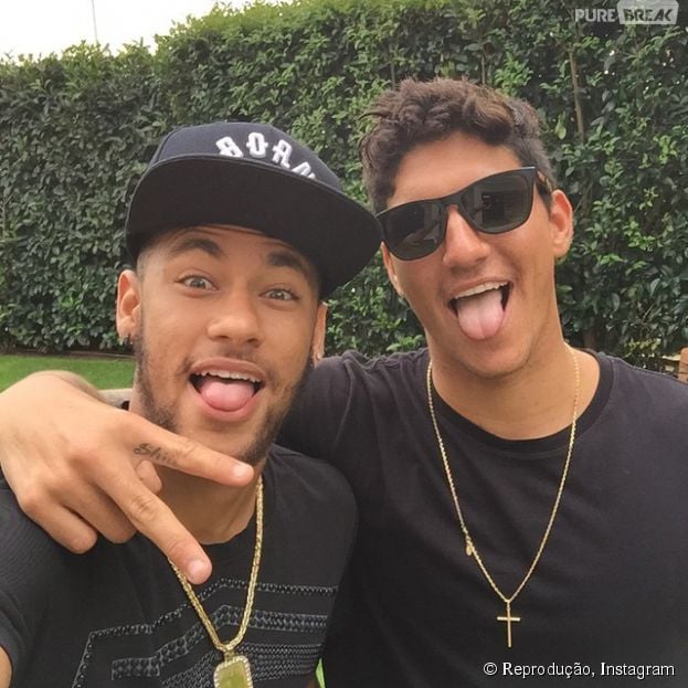 Muito amigos, Neymar Jr. e Gabriel Medina vivem dividindo selfies no Instagram