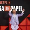 "La Casa de Papel": Najwa Nimri, a eterna Inspetora Sierra, estava muito feliz no evento