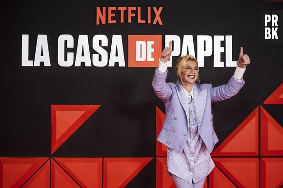 "La Casa de Papel": Najwa Nimri, a eterna Inspetora Sierra, estava muito feliz no evento