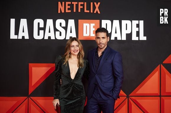 Miguel Ángel Silvestre, que participou dos flashbacks da primeira parte da 5ª temporada de "La Casa de Papel" como René, também marcou presença em evento