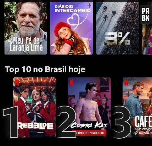 Com Giovanna Grigio, "Rebelde", da Netflix, atingiu o 1º lugar na lista de mais assistidos da plataforma