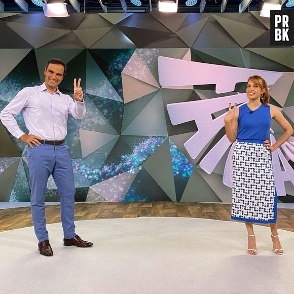 Tadeu Schmidt também deu dicas sobre os participantes do "BBB22" durante o "Fantástico" no último domingo (9)