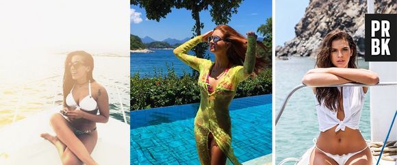 Bruna Marquezine, Anitta, Marina Ruy Barbosa arrasam no look praia!