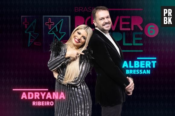 Adryana Ribeiro e Albert Bressan estarão no "Power Couple Brasil 6"