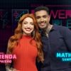 Brenda Paixão e Matheus Sampaio, do "Brincando com o Fogo", estarão no "Power Couple Brasil 6"