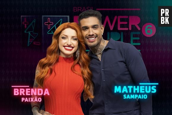 Brenda Paixão e Matheus Sampaio, do "Brincando com o Fogo", estarão no "Power Couple Brasil 6"