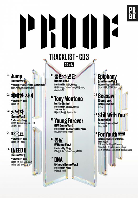 "Proof" do BTS: 3ª parte traz demos e versões inéditas