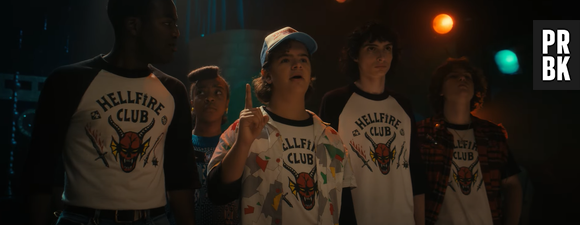 "Stranger Things" e X-Men: trailer final da 4ª temporada mostra protagonistas usando camiseta do Hellfire Clube/Clube do Inferno