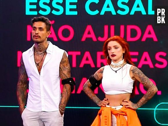 "Power Couple": Brenda chora com acusação de mau hálito e Matheus culpa TPM por reação