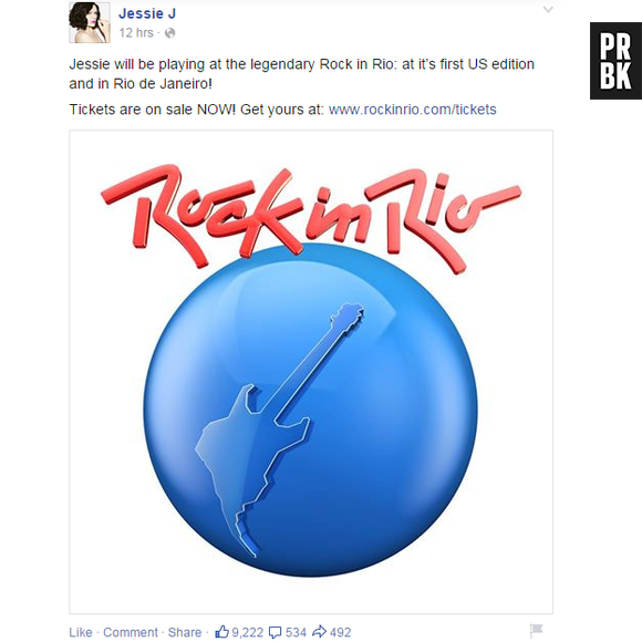 Jessie J no Rock in Rio 2015 Brasil