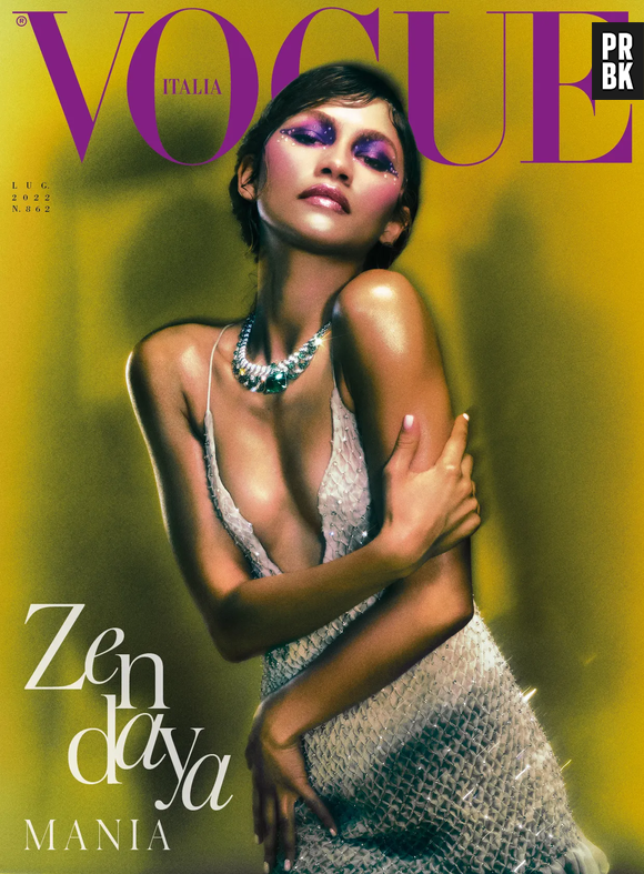 Zendaya na capa da Vogue Itália fala sobre sua relação com es fãs de "Euphoria", moda, atuação e mais!