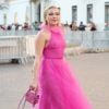 Florence Pugh usou vestido rosa transparente polêmico