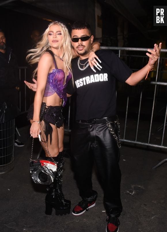 Pedro Sampaio foi um dos convidados de Luísa Sonza e se apresentou no evento