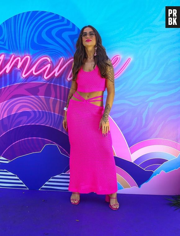 "Numanice #2": Bianca Andrade foi com look rosa monocromático