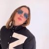 Meses depois, Jade Picon apareceu ensinando como combinar usando looks com óculos de sol da marca Rayban com peça quase idêntica