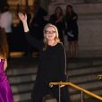  Meryl Streep estava com look all-black em evento 