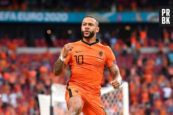 O atacante da seleção da Holanda Memphis Depay (Barcelona)