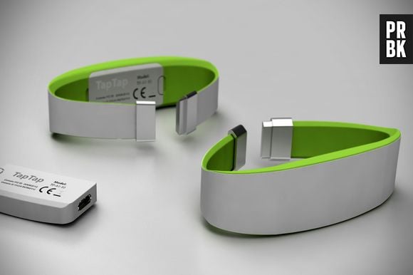 TapTap Wristband: por US$ 130 (aproximadamente R$ 300), você ganha duas pulseiras