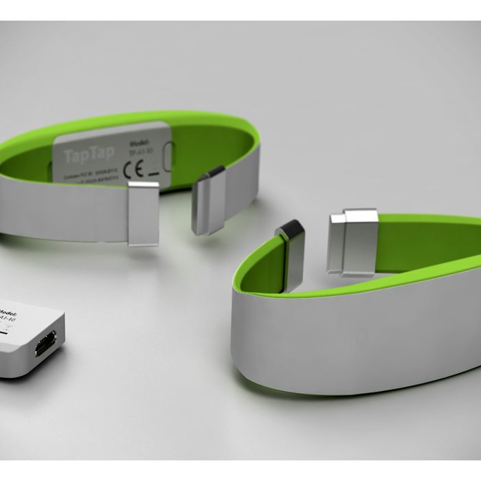 TapTap Wristband: por US$ 130 (aproximadamente R$ 300), você ganha duas pulseiras