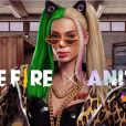 Anitta lançou parceria com  jogo eletrônico mobile de ação-aventura Free Fire 
