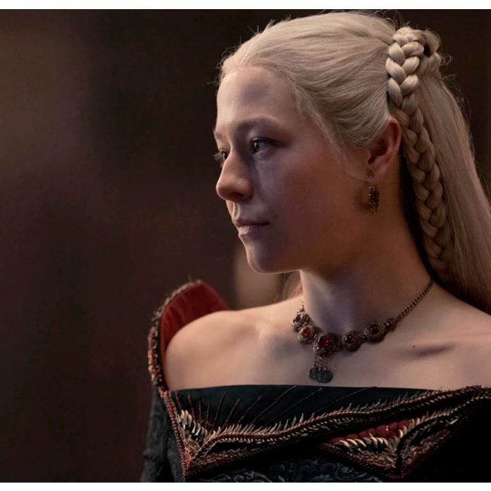 Rhaenyra Targaryen (Emma D&#039;Arcy) e sua busca pelo Trono de Ferro foram um grande destaque no mundo das séries em 2022