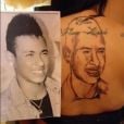 Neymar tem uma coleção de tatuagens de fãs que deram errado