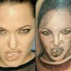 A ideia de tatuar Angelina Jolie como Lara Croft era legal, mas a execução...