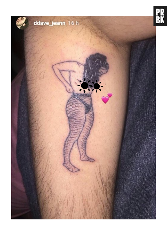 Essa na tatuagem é a Anitta, mesmo que não pareça muito