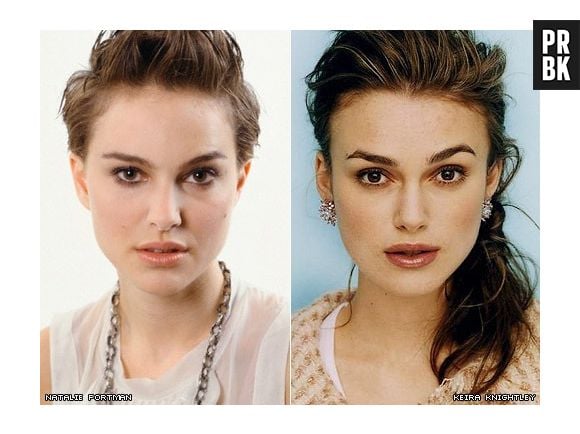 Keira Knightley e Natalie Portman são tão parecidas que poderiam ser irmãs na ficção