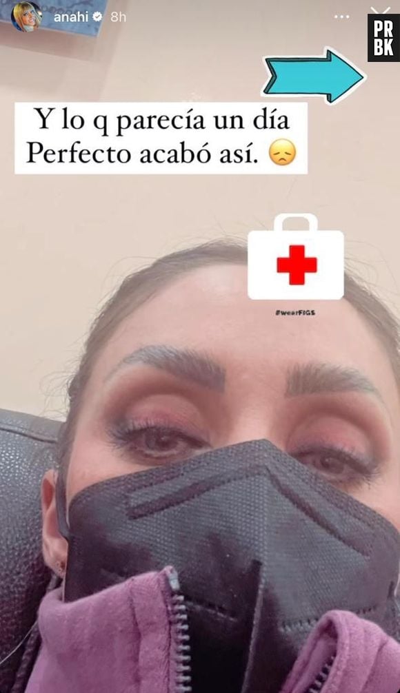 Anahí teve o tímpano perfurado