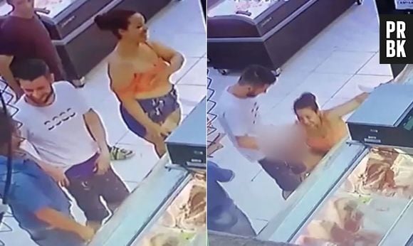 Casal é flagrado fazendo sexo oral em fila de açougue e vídeo viraliza. Saiba o que vai acontecer!