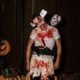 Fantasias macabras marcaram Halloween da Anitta