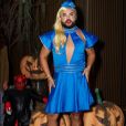 Lucas Guedez se fantasiou de Britney Spears no Halloween da Anitta