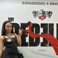Larissa Manoela all black para curtir o show do RBD