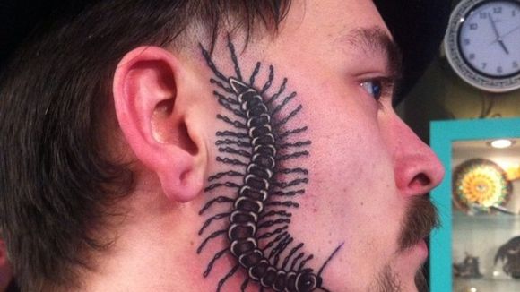 Conheça as tatuagens mais bizarras que o pessoal rabiscou no rosto