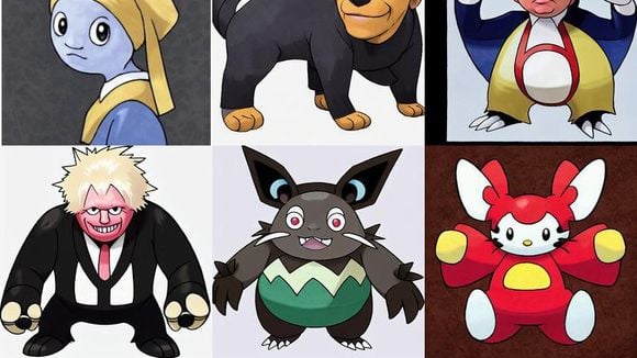 Esta inteligência artificial transforma qualquer palavra em um Pokémon. E você pode usá-la gratuitamente