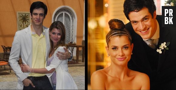 Em "Viver a Vida", Luciana (Alinne Moraes) se dividiu entre Jorge (Mateus Solano) e Miguel (Mateus Solano)