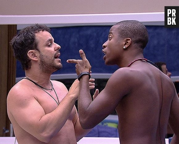 No "BBB15": Luan briga com Amanda e Adrilles, que e o chama de "bandidinho"!