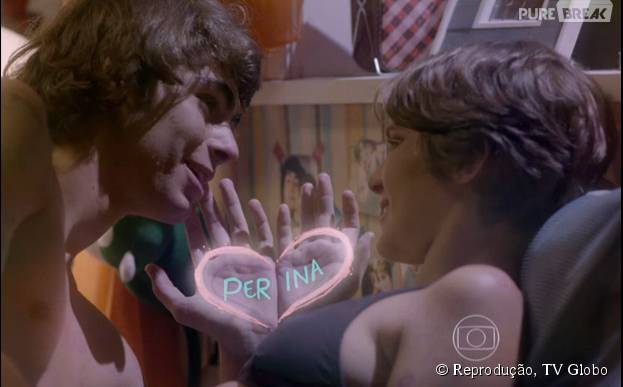 Em "Malhação", Pedro (Rafael Vitti) e Karina (Isabella Santoni) arrasam no casal Perina