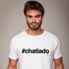 Para os amigos que usam #hashtags, a camiseta #chatido. #ficadica