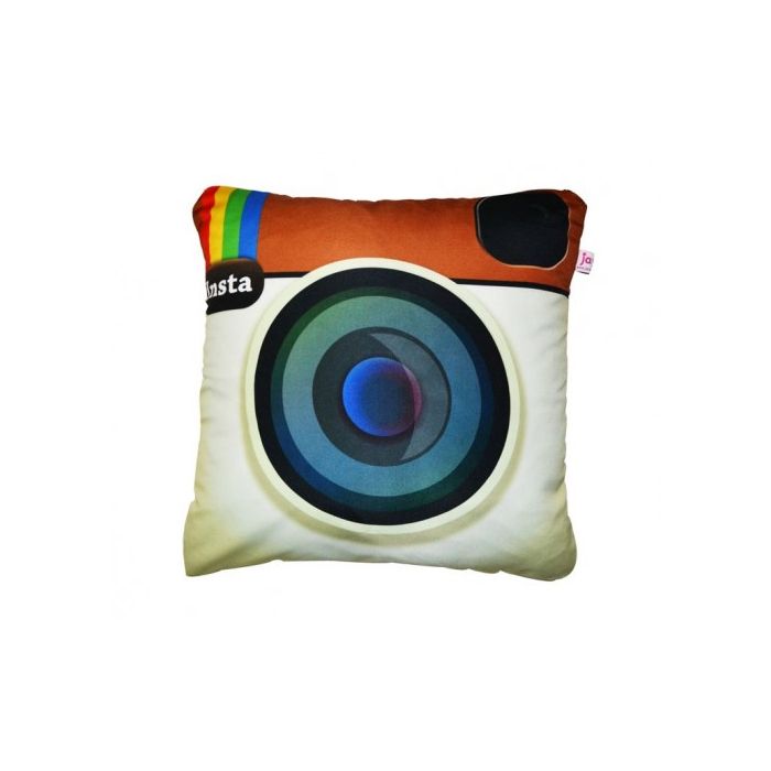   Almofada fofa com a logo do Instagram  