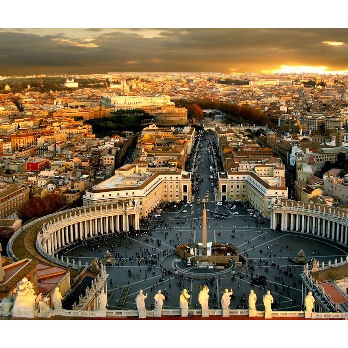 A Cidade do Vaticano encanta todos pela sua hist&amp;oacute;ria, mas essa imagem mostra que h&amp;aacute; algo mais 