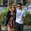 Sérgio Malheiros e Sophia Abrahão já foram flagrados por paparazzi andando no maior clima de romance, mas não tinham assumido nada ainda