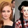 Parece piada, mas a própria Sophie Turner já comentou sobre a sua semelhança com o músico Boy George!